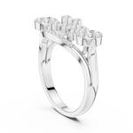 Gold Ring DDLR-753, White Gold, view 1