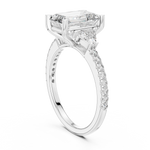 Gold Ring DDLR-185, White Gold, view 1