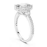 Gold Ring DDLR-185, White Gold, view 1
