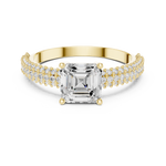 Gold Ring DDLR-1107, Yellow Gold, view 4