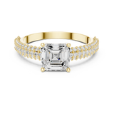 Gold Ring DDLR-1107, Yellow Gold, view 4