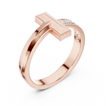 Gold Ring SBMR(3), Rose Gold, view 2