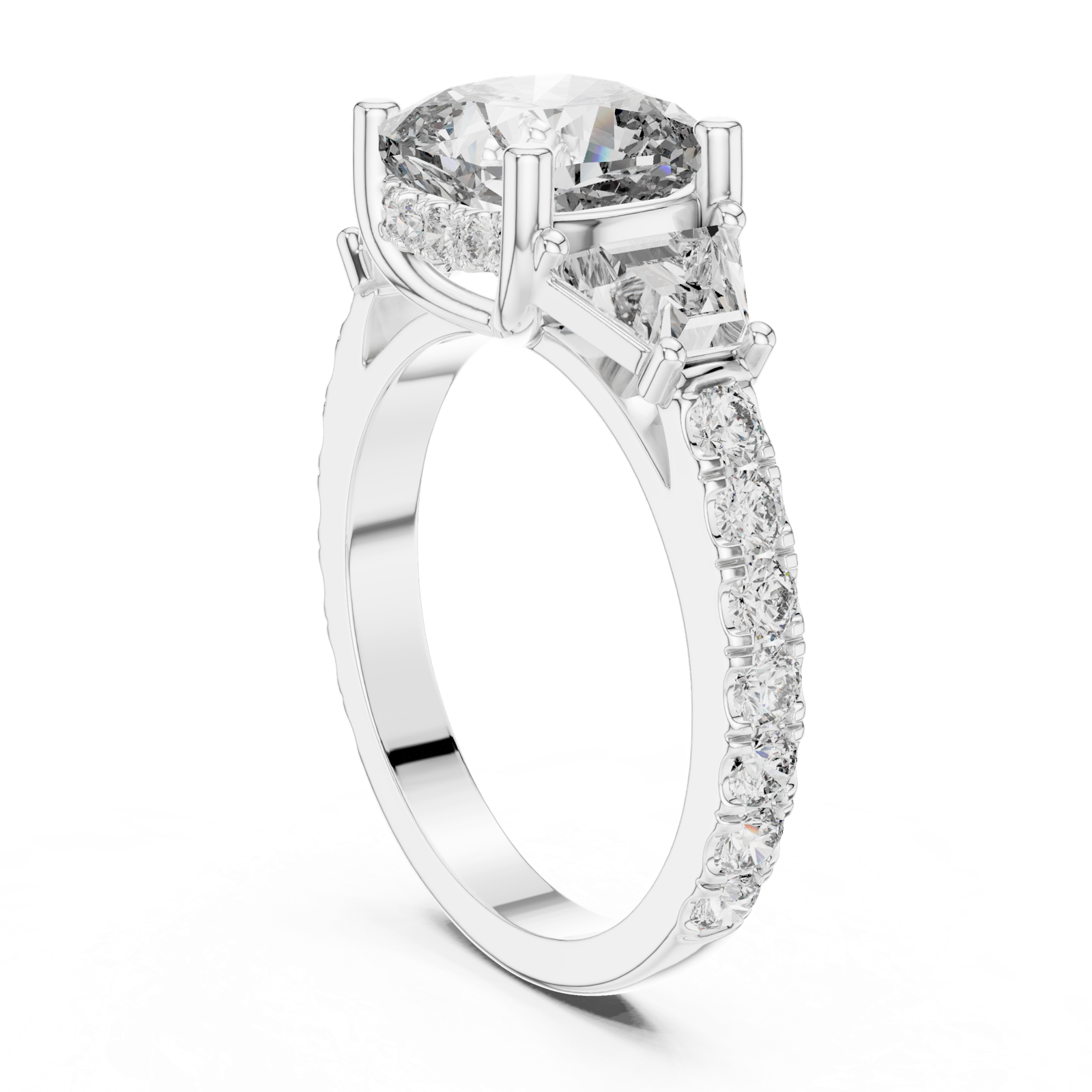 Gold Ring DDLR-181, White Gold