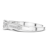Gold Ring LR-0282, White Gold, view 3