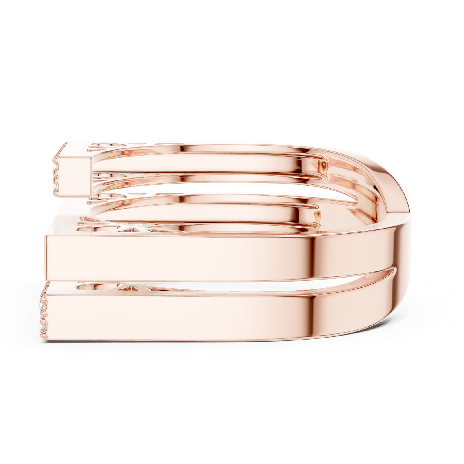 Gold Ring SBWR(32), Rose Gold, view 3