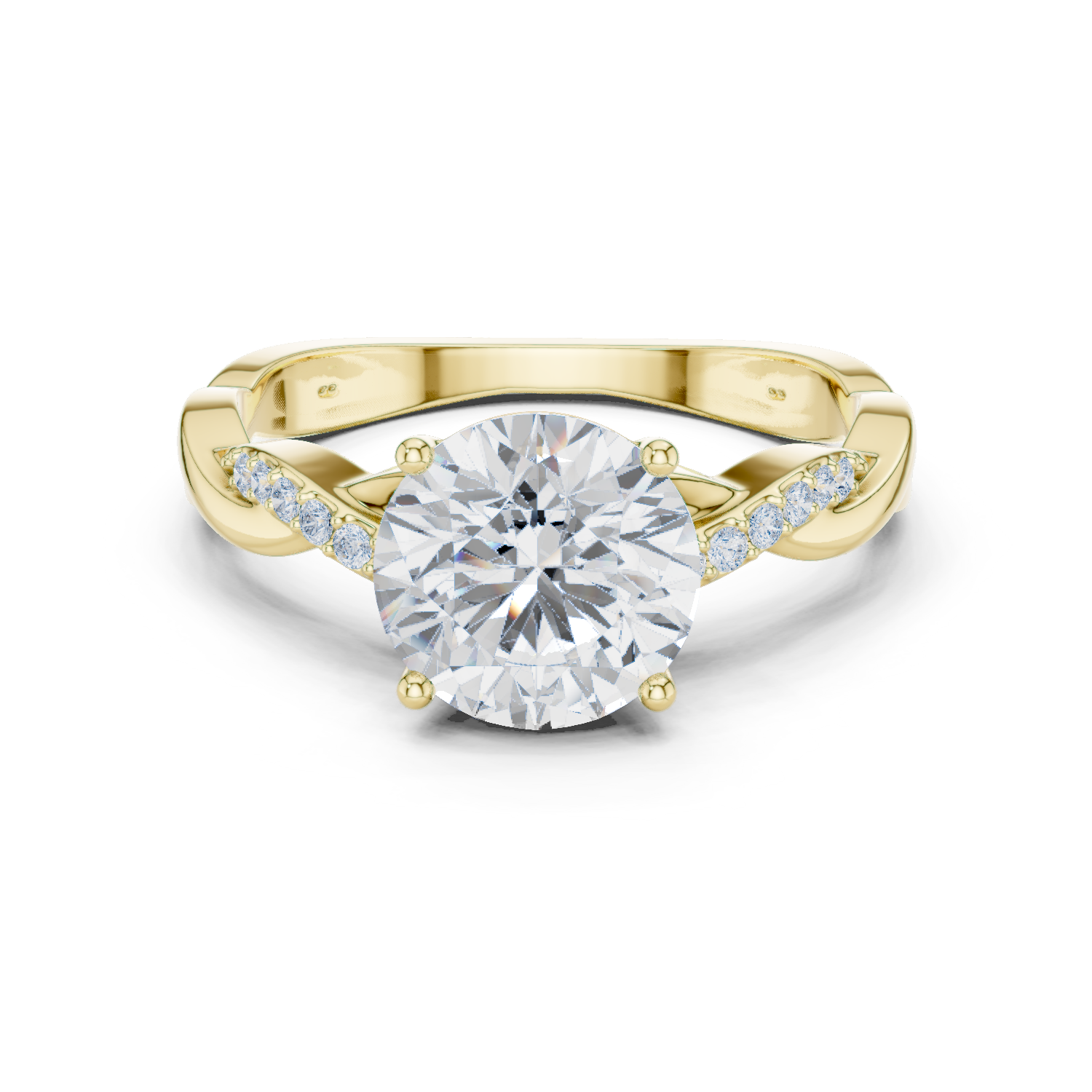 Gold Ring DDLR-816, Yellow Gold