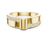 Gold Ring SBMR(12), Yellow Gold, view 4
