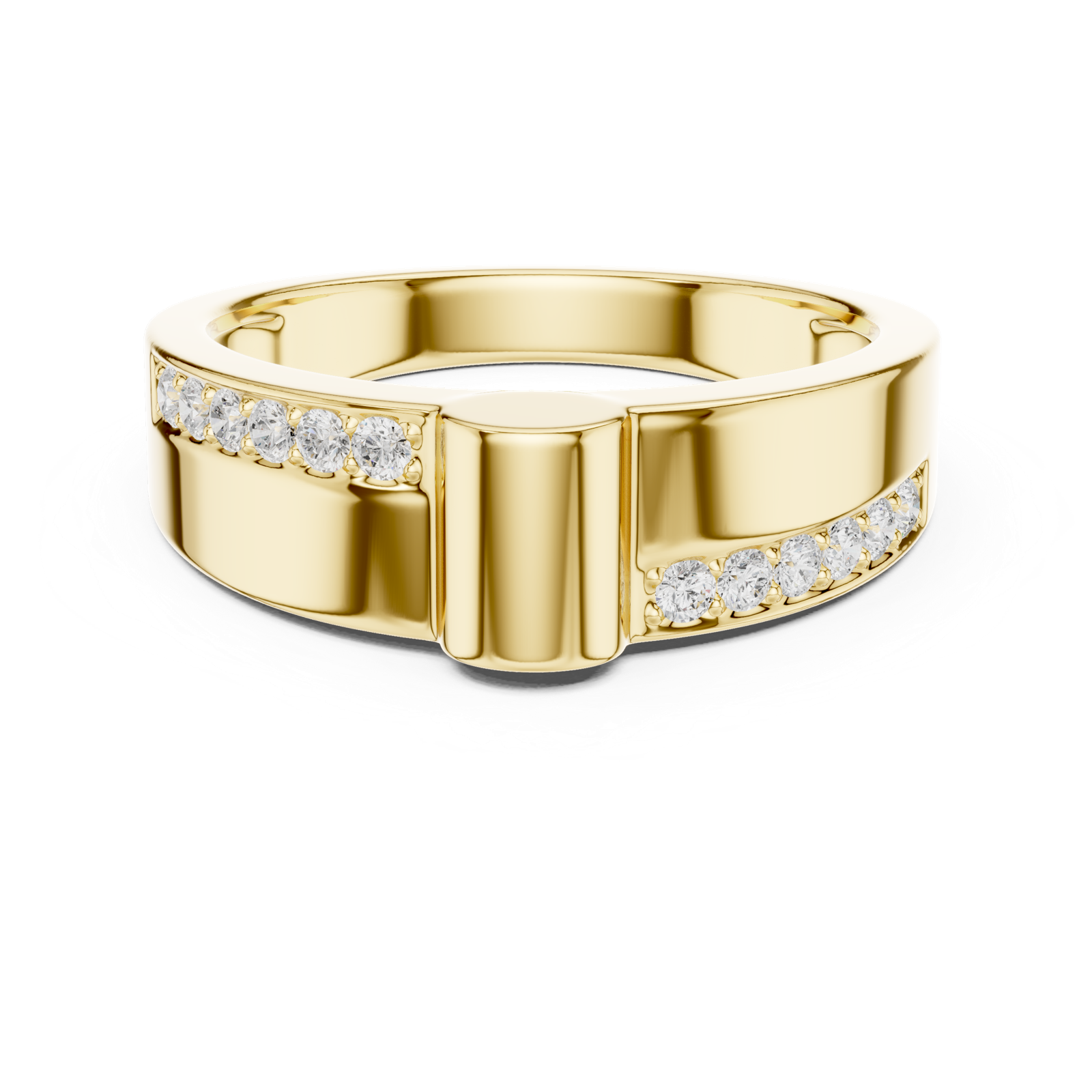 Gold Ring SBMR(12), Yellow Gold, view 4