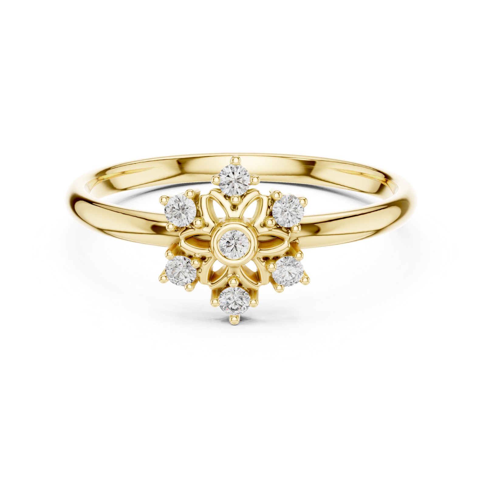 Gold Ring 1 (268), Yellow Gold, view 4