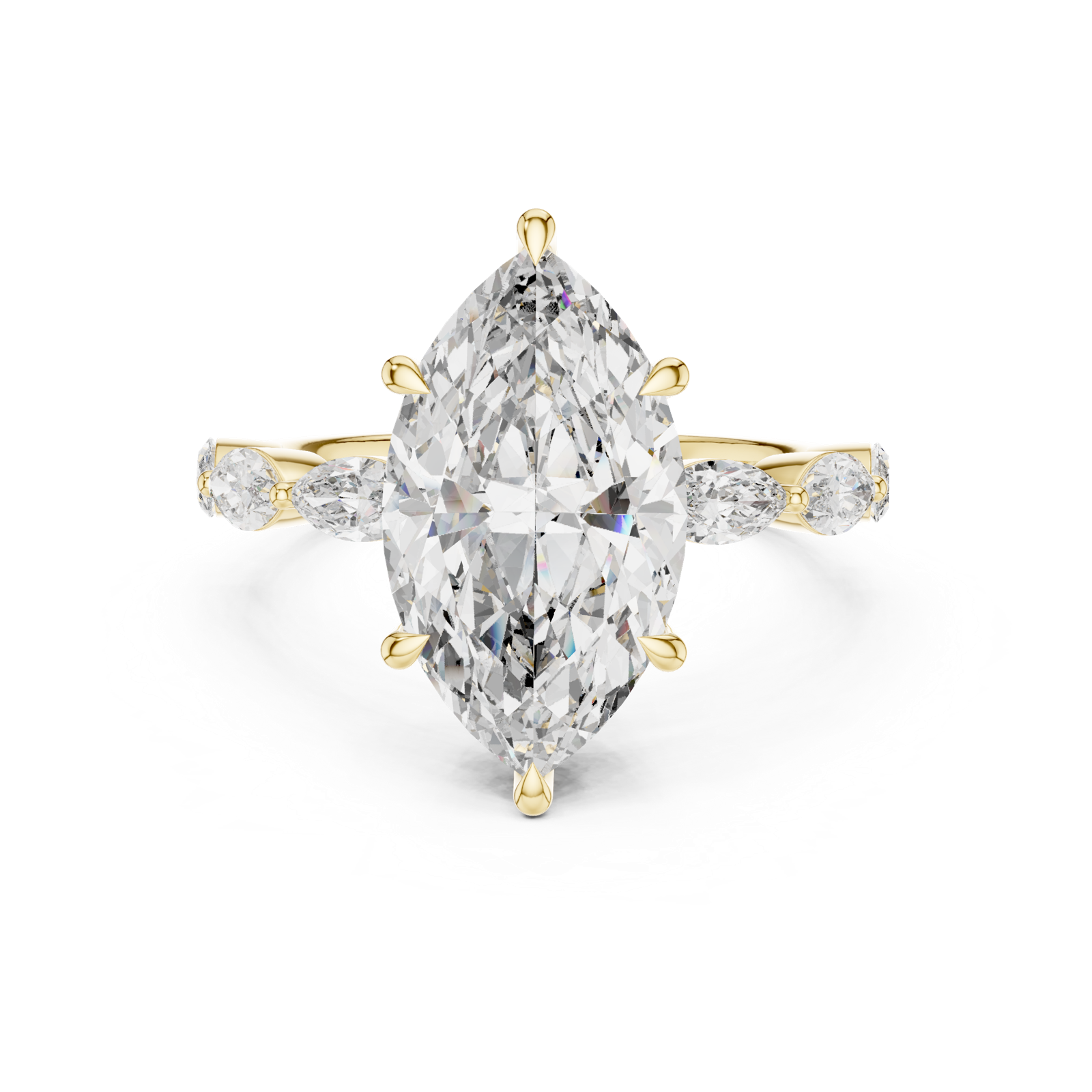Gold Pendant 9-10013L_05, Yellow Gold