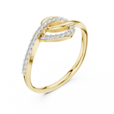 Gold Ring 12-10041@L, Yellow Gold, view 2