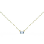 14K Solid Gold Lab Diamond Solitaire Pendant Necklace, Yellow Gold