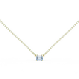 14K Solid Gold Lab Diamond Solitaire Pendant Necklace, Yellow Gold