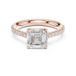Gold Ring DDLR-730, Rose Gold, view 4