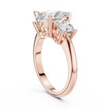 Gold Ring DDLR-903, Rose Gold, view 1