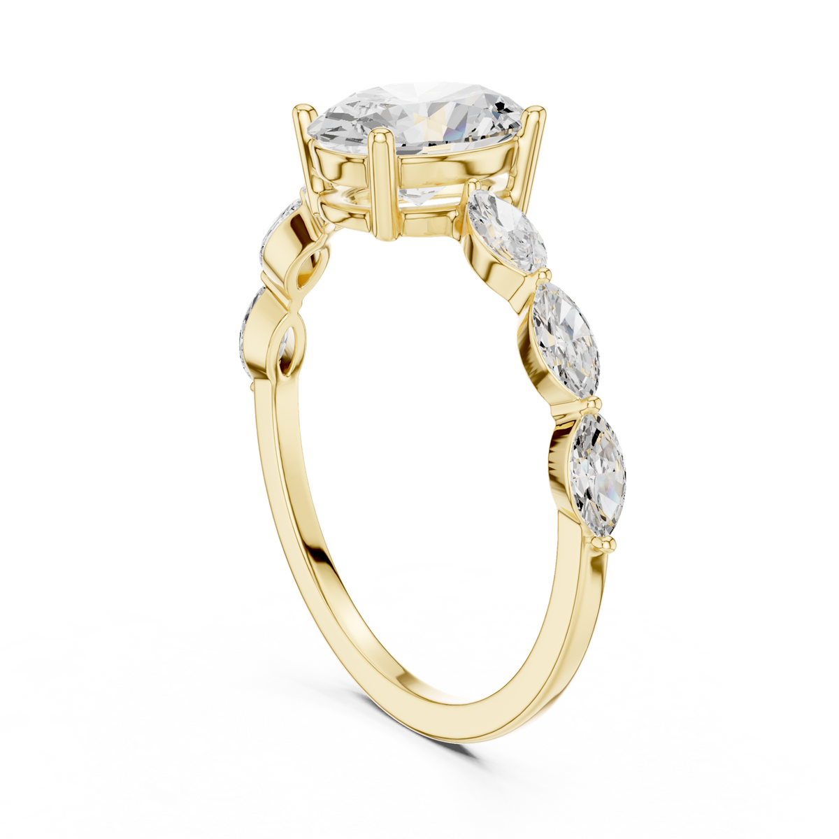 Gold Ring SBWR(11), Yellow Gold, view 1