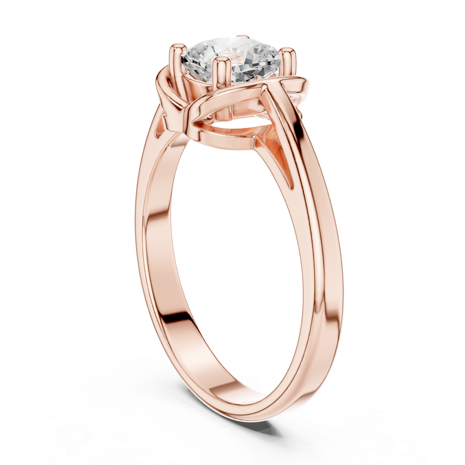 Gold Ring DDLR-503, Rose Gold