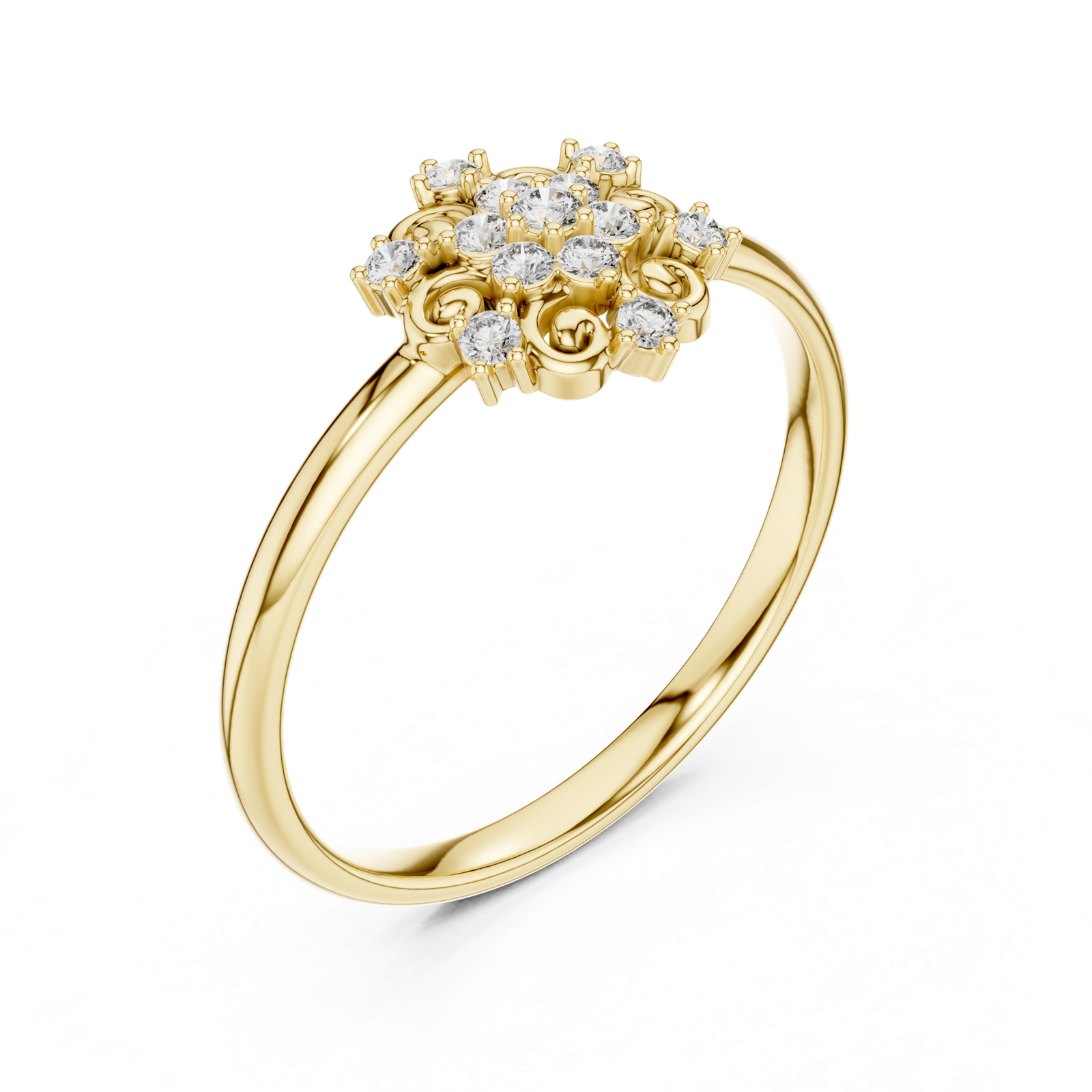 Gold Ring 1 (284), Yellow Gold, view 2