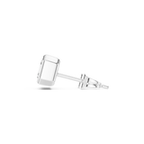 Gold Jewelry, Asscher center stone, White Gold, view 3