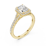 Gold Ring DDLR-913, Yellow Gold, view 2