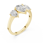 Gold Ring DDLR-1089, Yellow Gold, view 2