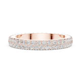 Gold Ring DDLR-376, Rose Gold, view 3