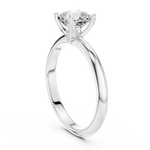 Gold Jewelry L36-6, Cushion center stone, White Gold, view 1