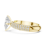 Gold Ring DDLR-1086, Yellow Gold, view 3