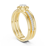 Gold Ring 12-10060@L, Yellow Gold, view 1