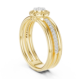 Gold Ring 12-10060@L, Yellow Gold, view 1