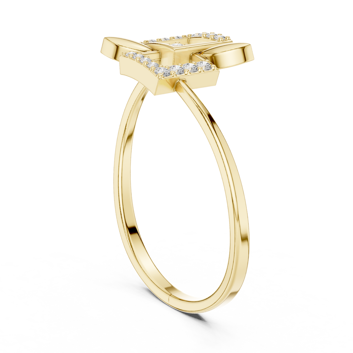 Gold Ring 1 (200), Yellow Gold, view 1