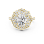 Gold Ring DDLR-326, Yellow Gold, view 4