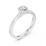 Gold Ring DDLR-551, White Gold, view 2