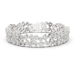 Gold Bracelet GLBR-0019, White Gold