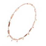 Gold Necklace SBWN (10), Rose Gold, view 2