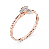 Gold Ring 1 (375), Rose Gold, view 2