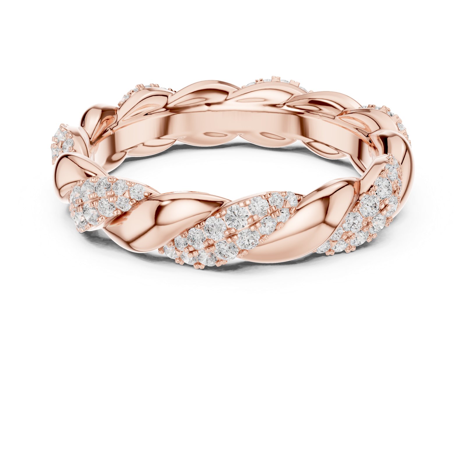Gold Ring DDLR-419, Rose Gold