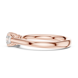 Gold Ring DDLR-565, Rose Gold, view 3