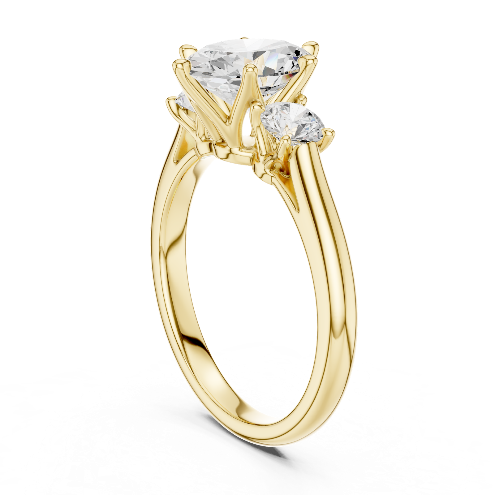 Gold Ring DDLR-895, Yellow Gold, view 1