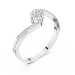Gold Ring 1 (191), White Gold, view 2