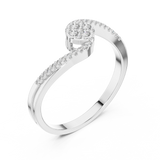 Gold Ring 1 (191), White Gold, view 2