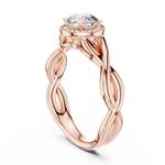 Gold Ring LR-0208, Rose Gold, view 1