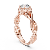 Gold Ring LR-0208, Rose Gold, view 1