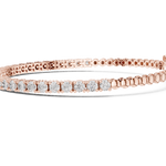Gold Bracelet FBR0095-2.5-3, Rose Gold, view 3