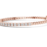 Gold Bracelet FBR0095-2.5-3, Rose Gold, view 3