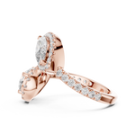 Gold Pendant 9-10007L_14, Rose Gold, view 3