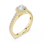 Gold Ring LR-0225, Yellow Gold, view 2
