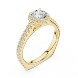 Gold Ring LR-0225, Yellow Gold, view 2