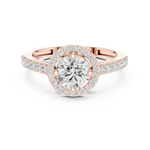 Gold Ring Ledis Ring, Rose Gold, view 4