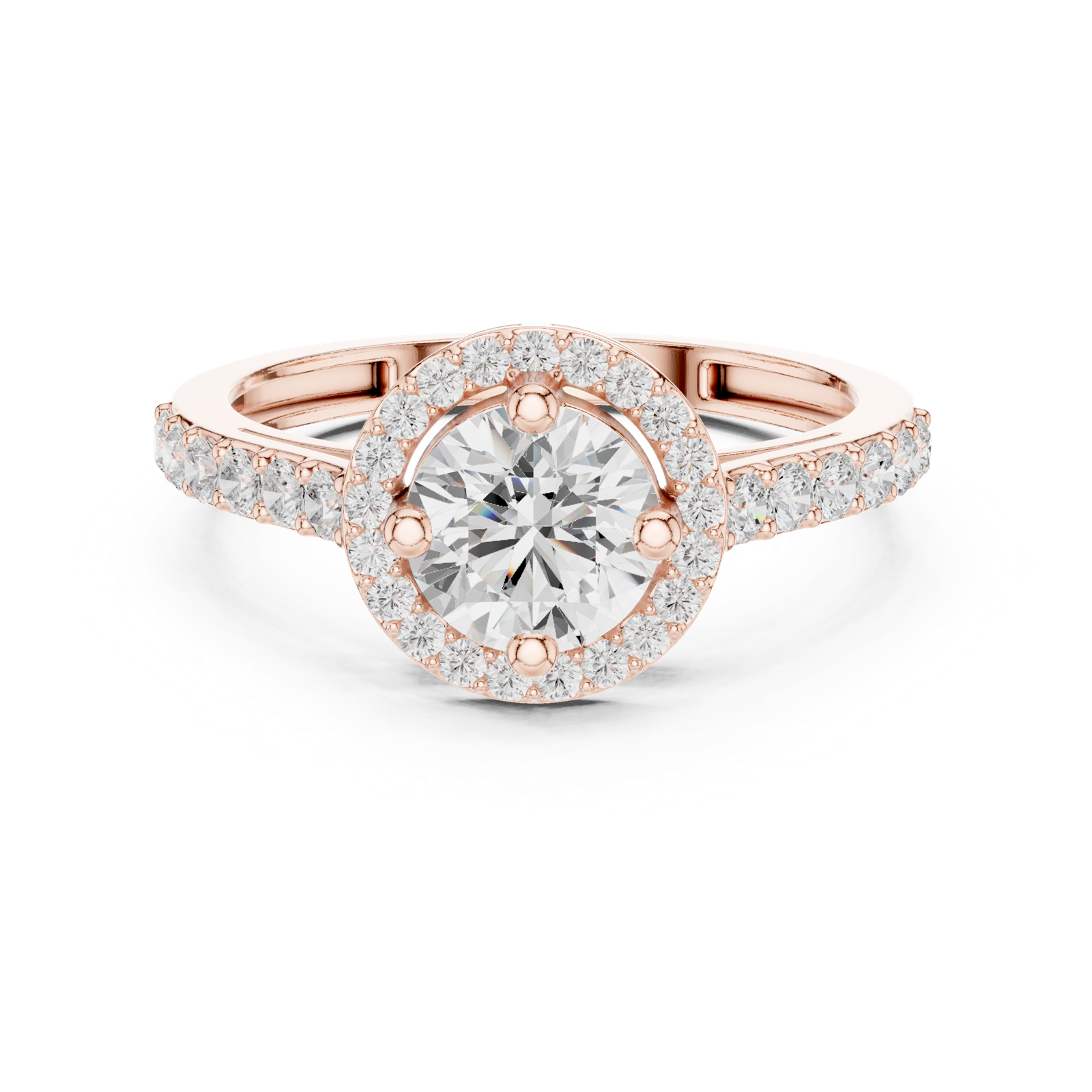 Gold Ring Ledis Ring, Rose Gold, view 4